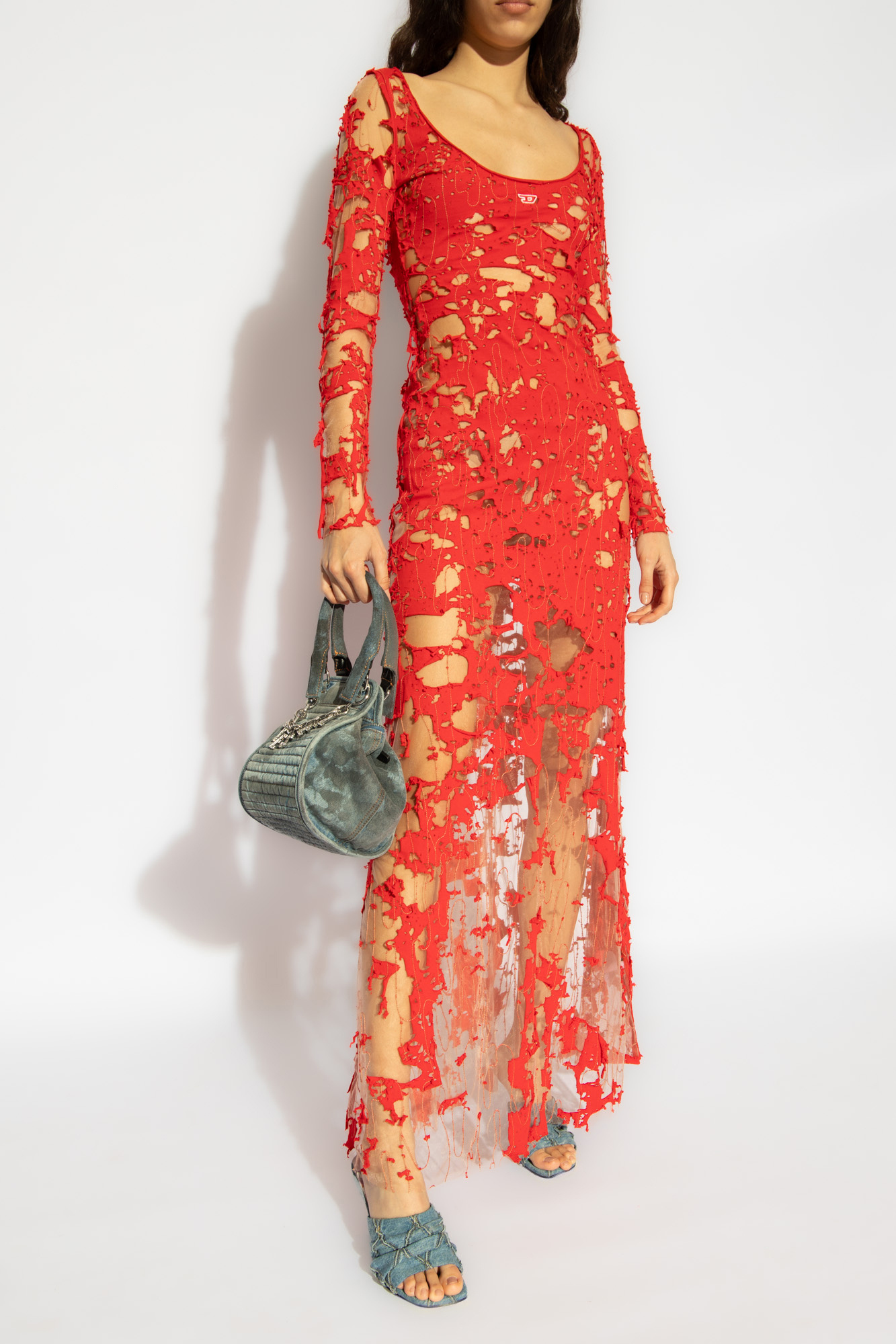 【送料&関税込】Diesel M-calimera Long Dress Diesel M-Calimera Maxi Dress | Brown | FARFETCH
